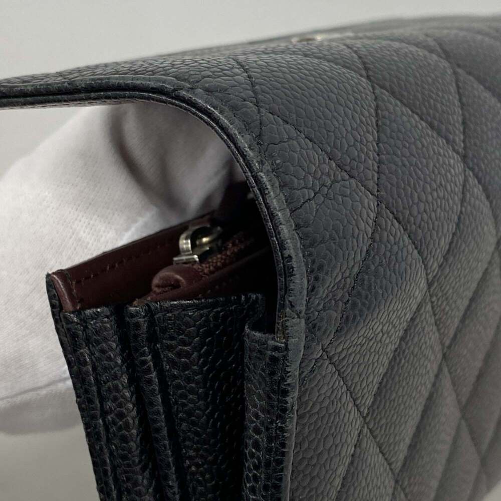 CHANEL Black Caviar Leather Wallet - Picture 7 of 10